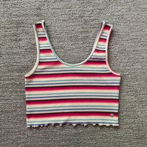 Roxy Keep it Wavy Printed Tank Top (Size S)